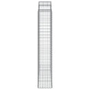 buede gabionkurve 13 stk. 200x50x220/240 cm galvaniseret jern