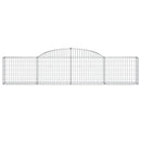 buede gabionkurve 3 stk. 300x30x60/80 cm galvaniseret jern