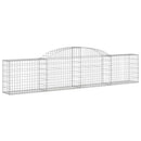 buede gabionkurve 5 stk. 300x30x60/80 cm galvaniseret jern