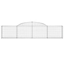 buede gabionkurve 5 stk. 300x30x60/80 cm galvaniseret jern