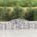 buede gabionkurve 5 stk. 300x30x60/80 cm galvaniseret jern