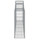 buede gabionkurve 5 stk. 300x30x80/100 cm galvaniseret jern