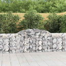 buede gabionkurve 5 stk. 300x30x80/100 cm galvaniseret jern
