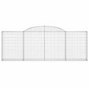 buede gabionkurve 8 stk. 300x30x100/120 cm galvaniseret jern