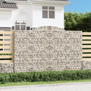 buede gabionkurve 5 stk. 300x30x200/220 cm galvaniseret jern