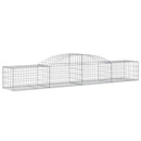 buede gabionkurve 2 stk. 300x50x40/60 cm galvaniseret jern