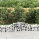 buede gabionkurve 2 stk. 300x50x40/60 cm galvaniseret jern