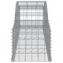 buede gabionkurve 4 stk. 300x50x40/60 cm galvaniseret jern