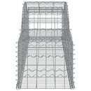 buede gabionkurve 5 stk. 300x50x40/60 cm galvaniseret jern