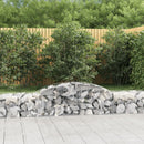 buede gabionkurve 8 stk. 300x50x40/60 cm galvaniseret jern