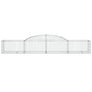 buede gabionkurve 13 stk. 300x50x40/60 cm galvaniseret jern