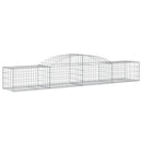 buede gabionkurve 17 stk. 300x50x40/60 cm galvaniseret jern