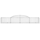 buede gabionkurve 30 stk. 300x50x40/60 cm galvaniseret jern