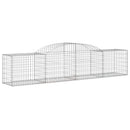 buede gabionkurve 11 stk. 300x50x60/80 cm galvaniseret jern