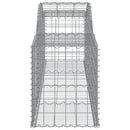 buede gabionkurve 13 stk. 300x50x60/80 cm galvaniseret jern