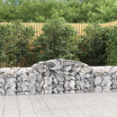 buede gabionkurve 13 stk. 300x50x60/80 cm galvaniseret jern