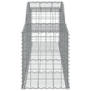 buede gabionkurve 30 stk. 300x50x60/80 cm galvaniseret jern
