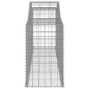 buede gabionkurve 25 stk. 300x50x80/100 cm galvaniseret jern