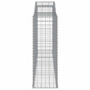 buede gabionkurve 13 stk. 300x50x140/160 cm galvaniseret jern
