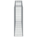 buede gabionkurve 11 stk. 300x50x160/180 cm galvaniseret jern