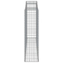 buede gabionkurve 11 stk. 300x50x180/200 cm galvaniseret jern