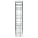 buede gabionkurve 13 stk. 300x50x180/200 cm galvaniseret jern