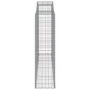 buede gabionkurve 15 stk. 300x50x180/200 cm galvaniseret jern