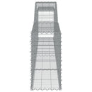 buede gabionkurve 3 stk. 400x30x60/80 cm galvaniseret jern