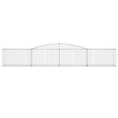 buede gabionkurve 25 stk. 400x50x60/80 cm galvaniseret jern