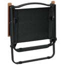campingstole 2 stk. 54x43x59 cm oxfordstof sort