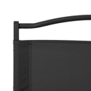 campingstole 2 stk. 54x55x78 cm oxfordstof sort