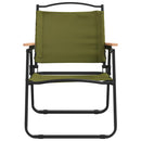 campingstole 2 stk. 54x55x78 cm oxfordstof Grøn
