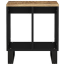 sidebord 40x31x46 cm massivt mangotræ og konstrueret træ