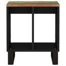 sidebord 40x31x46 cm massivt genbrugstræ og konstrueret træ