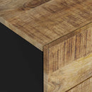 sengebord 50x33x62 cm massivt mangotræ og konstrueret træ