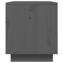 tv-bord 80x35x40,5 cm massivt fyrretræ grå