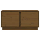 sofabord 80x50x40 cm massivt fyrretræ gyldenbrun