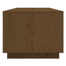 sofabord 110x50x40 cm massivt fyrretræ gyldenbrun