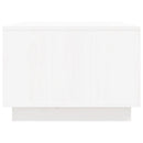sofabord 80x50x35 cm massivt fyrretræ hvid