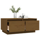 sofabord 80x50x35 cm massivt fyrretræ gyldenbrun