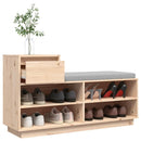 skoreol 110x34x61 cm massivt fyrretræ