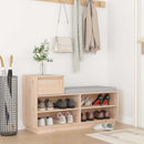 skoreol 110x34x61 cm massivt fyrretræ