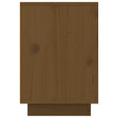 sengeborde 2 stk. 50x34x50 cm massivt fyrretræ gyldenbrun