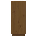 skænk 60x35x80 cm massivt fyrretræ gyldenbrun