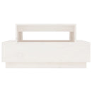 sofabord 80x55x40,5 cm massivt fyrretræ hvid