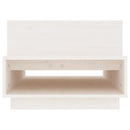 sofabord 80x55x40,5 cm massivt fyrretræ hvid