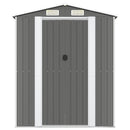 haveskur 192x191x223 cm galvaniseret stål lysegrå