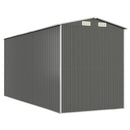 haveskur 192x440x223 cm galvaniseret stål lysegrå