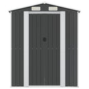 haveskur 192x357x223 cm galvaniseret stål antracitgrå