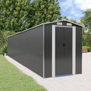 haveskur 192x1021x223 cm galvaniseret stål antracitgrå